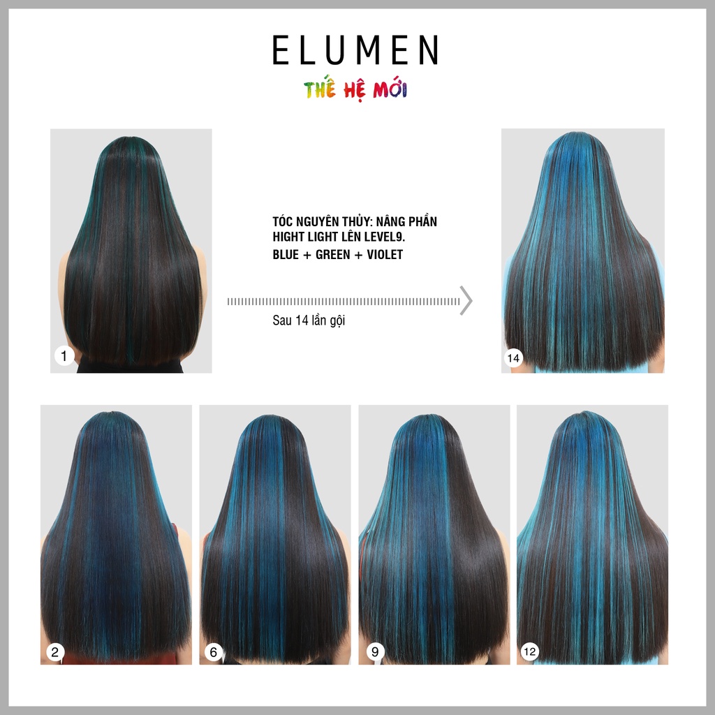 Màu nhuộm phủ bóng ELUMEN PLAY SEMI-PERMANENT HAIR COLOR - VIVID 120ml