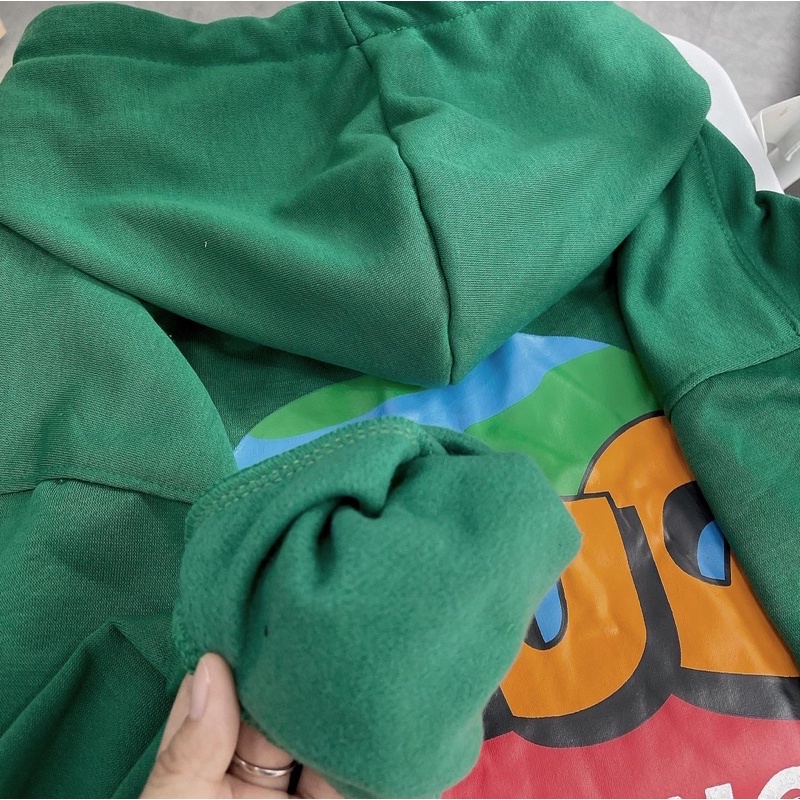 áo Hoodie nỉ SO màu rêu unisex ảnh thật SSSTore ( nam nữ mặc đều được) | BigBuy360 - bigbuy360.vn