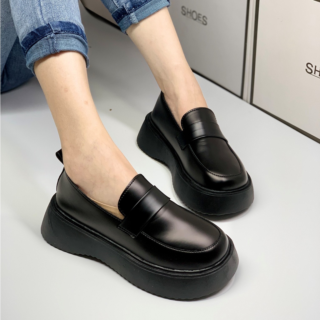 GIÀY ULZZANG NỮ ĐẾ BẰNG PHONG CÁCH TIỂU THƯ LOLITA ĐỘC QUYỀN LOVESHOES MÃ 131