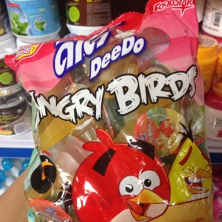 THẠCH DEEDO- ANGRY-BIRDS 3 TRONG 1  Gói: 525g- thái lan.