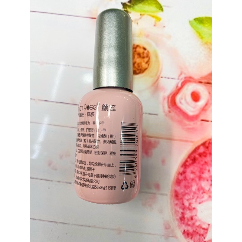 Sơn Gel Hoa Hồng Base ( chai hồng) &amp; Top ( chai màu đen) , sản phẩm thịnh hành