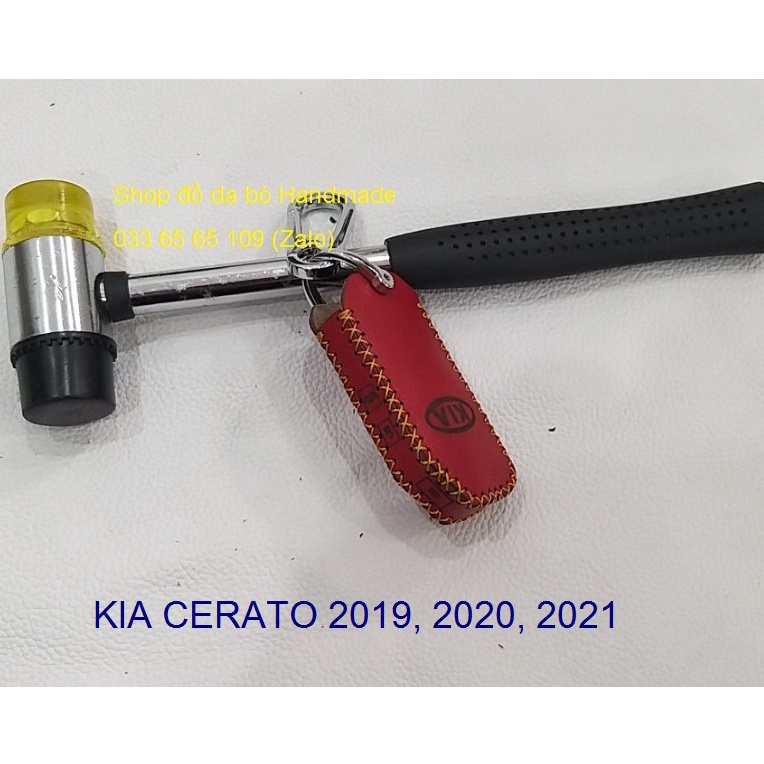 [Khuyến mại sốc] Bao da chìa khóa KIA CERATO 2019, 2020, 2021 kèm tặng móc khóa, giá xưởng