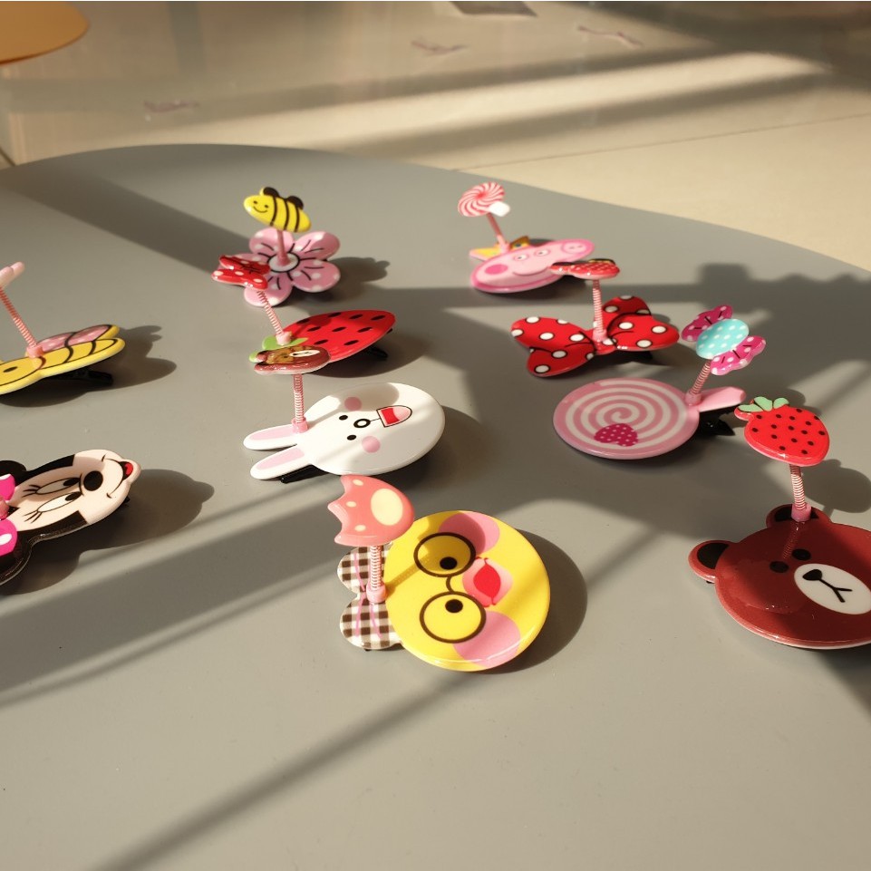 KẸP MỎ VỊT THÚ NHÚNG CHO BÉ GÁI