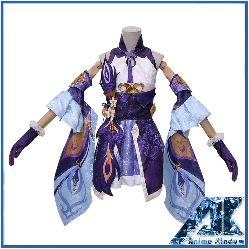 Genshin Impact KEQING Cosplay Bộ Tóc Giả Hóa Trang Nhân Vật Anime Cho Nữ