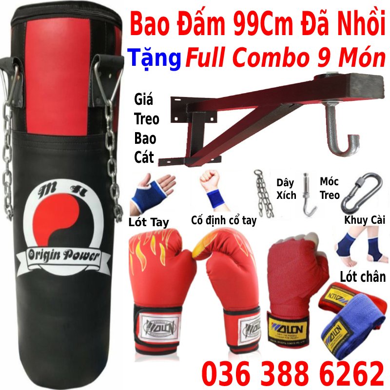 Trụ đấm bốc UFC Aibeijian® chính hãng tặng 4 món phụ kiện đi kèm, bảo hành bao 12 tháng