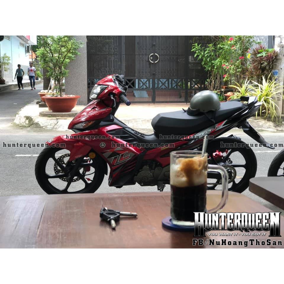 Tem rời Exciter 135 lên tem đỏ LC. Dán xe đời 2011-2014. Decal chống nước không bay màu