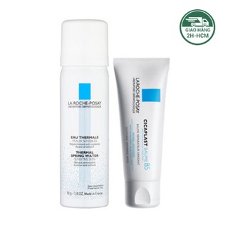 Combo La Roche Posay Kem Dưỡng Làm Dịu Da Giảm Kích Ứng B5 40ml + Xịt Khoáng La Roche 50ml