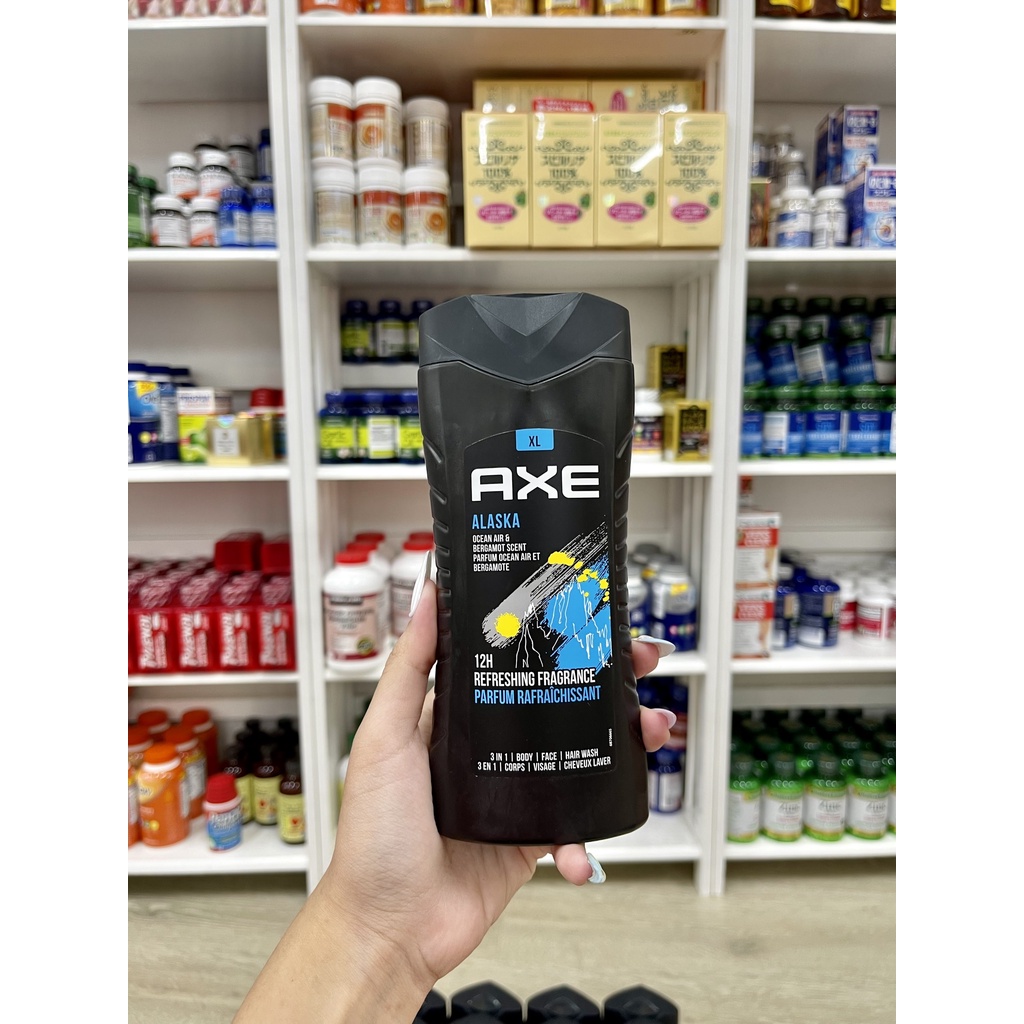 Sữa tắm dạng gel khử mùi nam axe 400ml