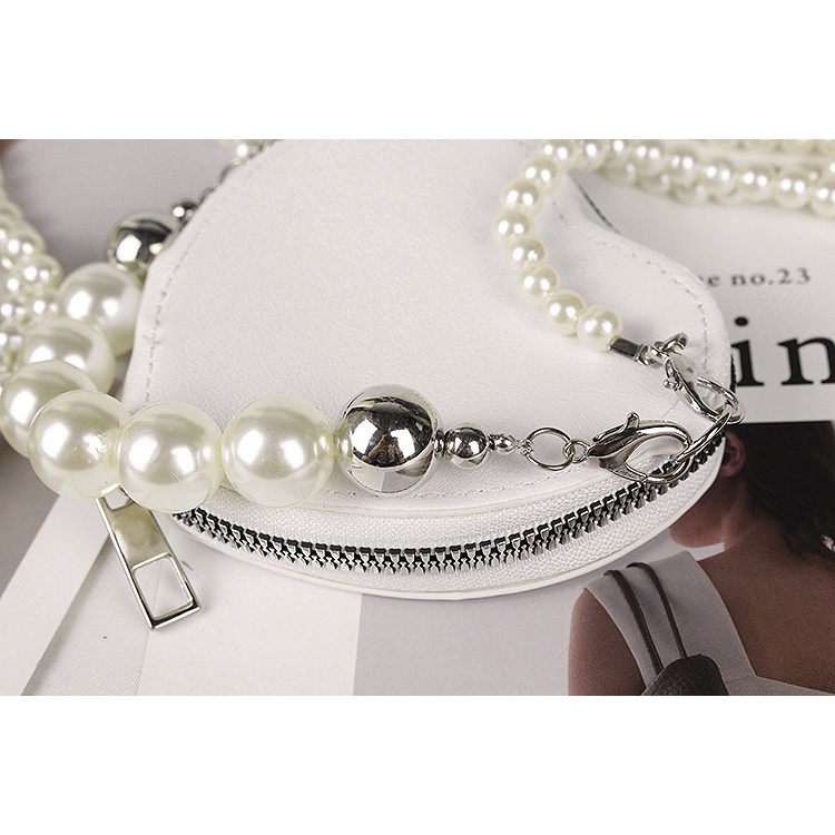 Túi Đeo Chéo Mini Đính Ngọc Trai Thời Trang 2022 Mới Mẻ Sang Trọng Cho Nữ