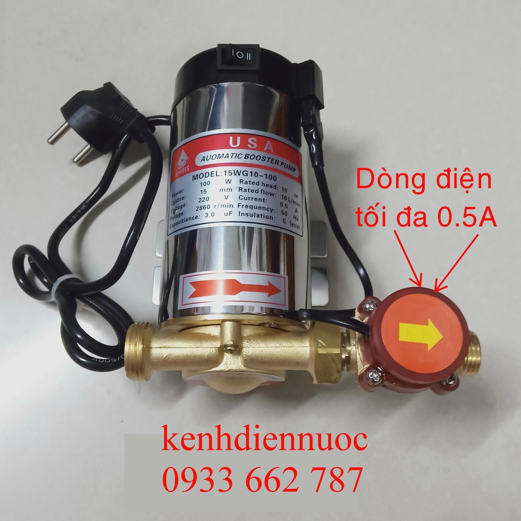 Công tắc dòng chảy, rơ le dòng chảy dùng cho máy bơm tăng áp