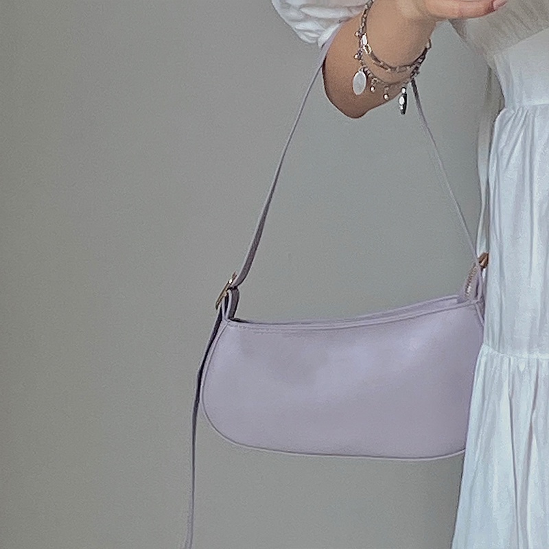 Ielgy Túi đeo dưới cánh tay Thiết Kế Đơn Giản Thời Trang Cao Cấp Dễ Phối Đồ Cho Nữ