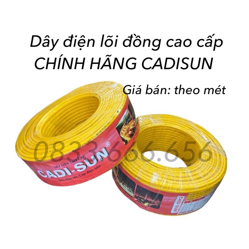 Dây điện Cadi-sun cao cấp chính hãng lõi đồng 2x1.5/ 2x2.5