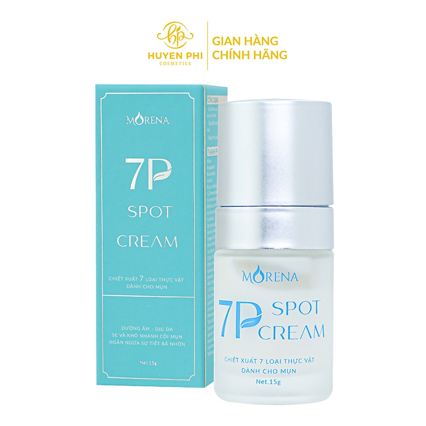 Serum mụn 7P Spot serum Huyền Phi - Kem chấm mụn 7P Spot Cream Huyền Phi, sạch mụn mờ thâm, cấp ẩm cho da