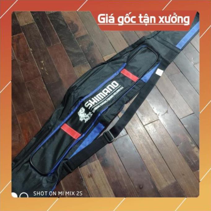Túi đựng cần câu cá ShiMaNo , đường may kỹ càng , 1 ngăn to và 1 ngăn nhỏ ( đồ câu coye )