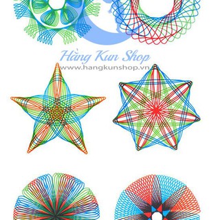THƯỚC VẼ SÁNG TẠO SPIROGRAPH