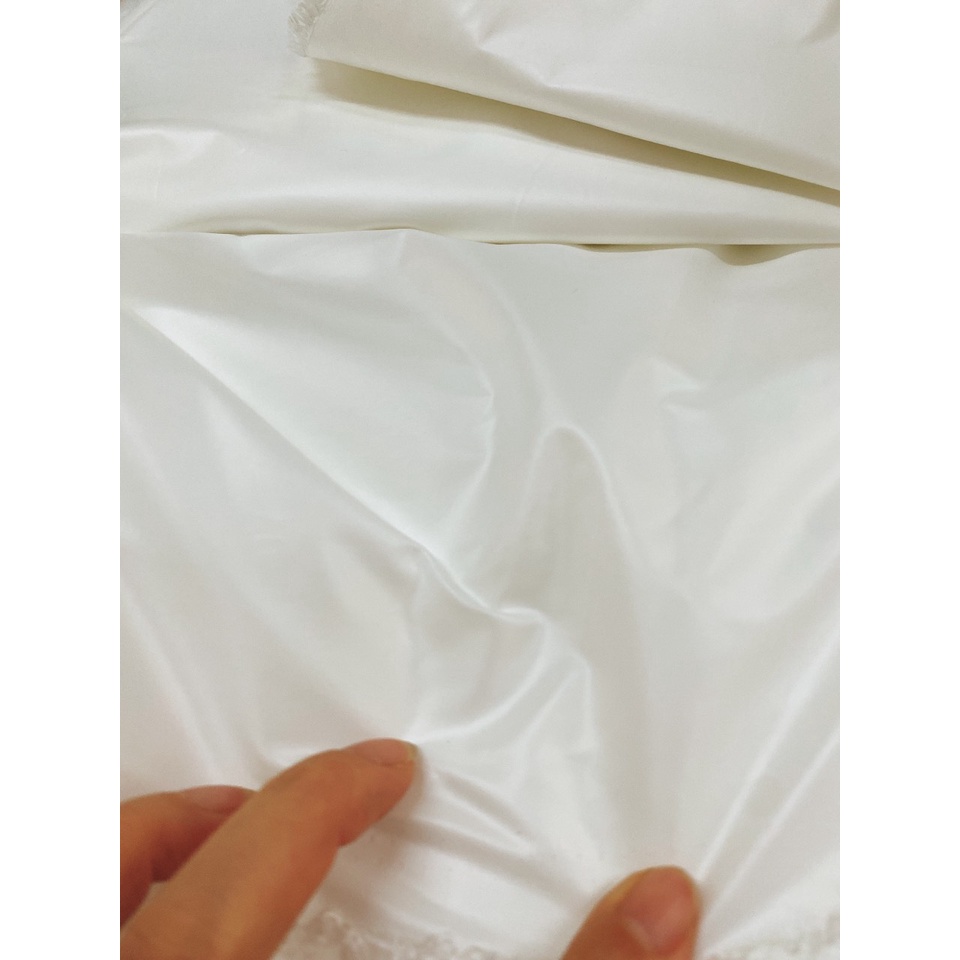Vải may diều màu trắng khổ rộng 1.5m