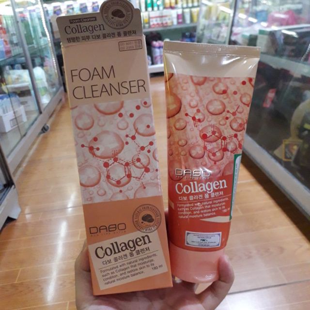 Sữa rửa mặt Dabo Collagen cao cấp Hàn Quốc 180ml