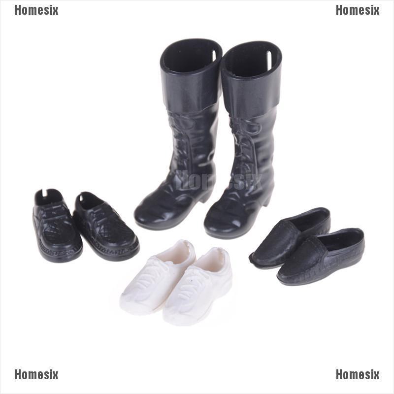Set 4 Đôi Giày Thể Thao Cổ Cao Cho Búp Bê