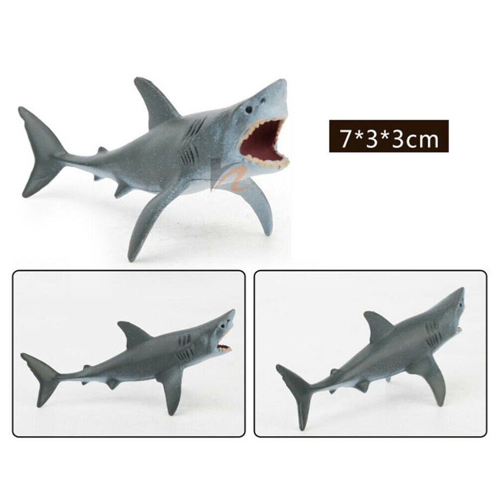 12pcs Kids Toy Plastic Sea Animals Ocean Shark Dolphin Whale Model Figures Gift