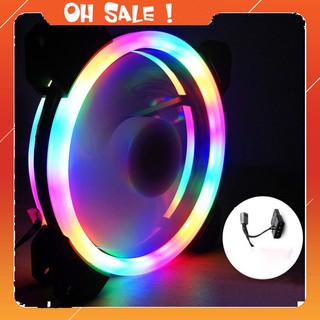 Fan Case Coolmoon led RGB - Không Cần Hub