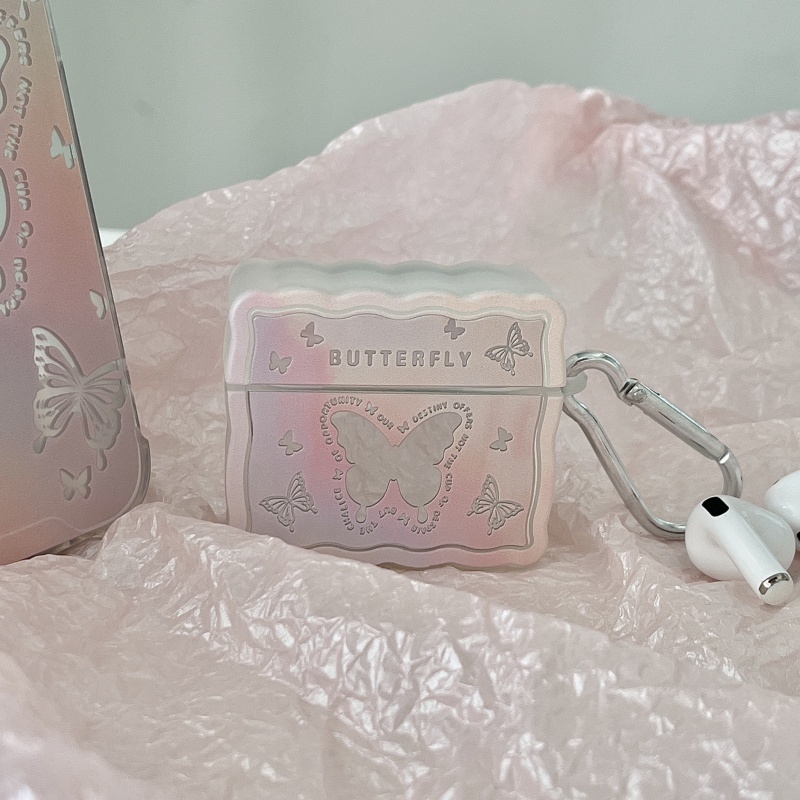 Vỏ Bảo Vệ Hộp Sạc Tai nghe không dây Airpods Pro 1 / 2 3 Generation Airpods 3 Tráng Gương Họa Tiết Gợ