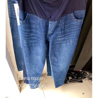 Quần Jean Bầu dáng baggy (hình thật)
