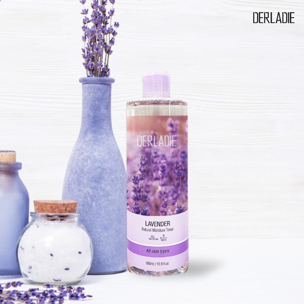 Nước hoa hồng Derladie Lavender Natural Moisture Toner 500ml