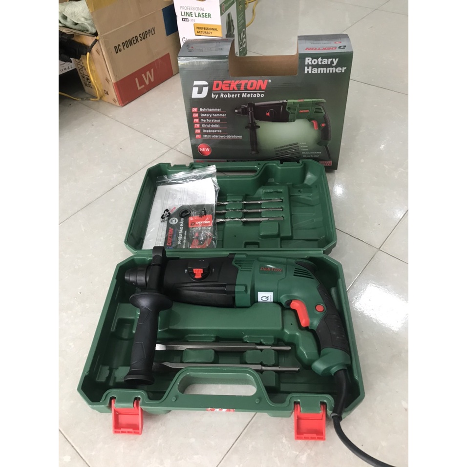 Máy khoan bê tông 3 chức năng chính hãng DEKTON mã DK-2603F Cực Khỏe bảo hành toàn quốc 6 tháng .