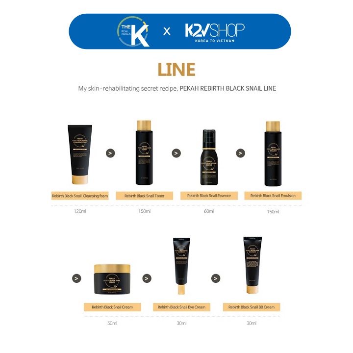 Kem Nền Trang Điểm Làm Đều Màu Da Và Dưỡng Ẩm PEKAH Rebirth Black Snail BB CREAM 30ml