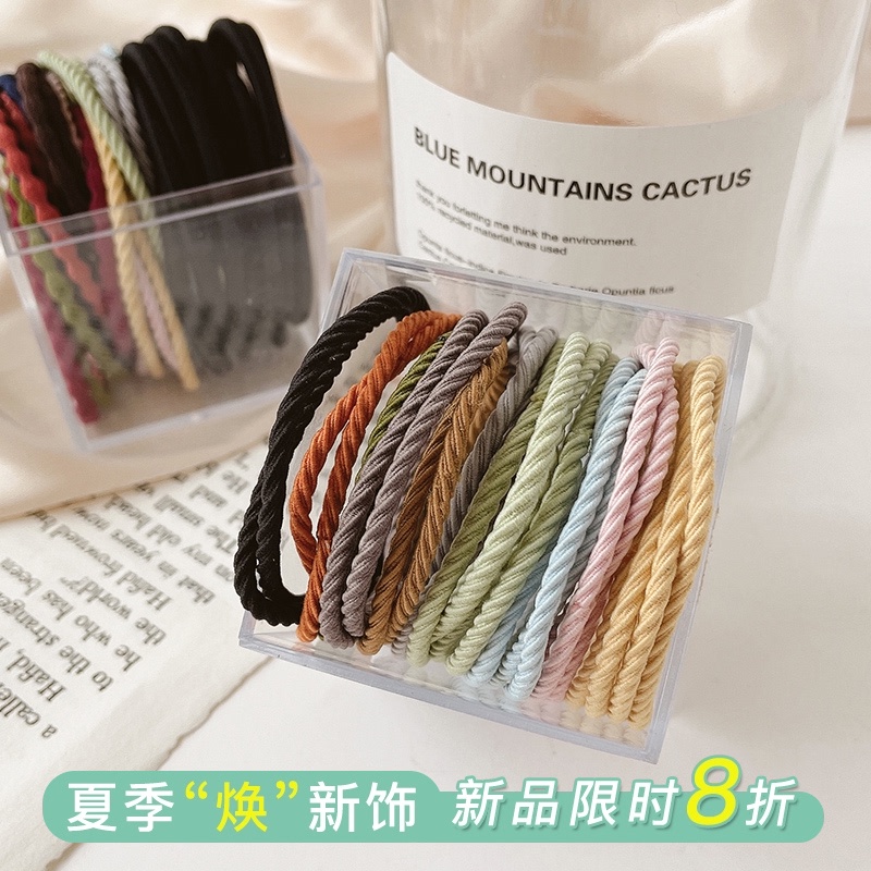 Dây buộc tóc cao su co giãn tốt thời trang mùa hè dành cho bé gái