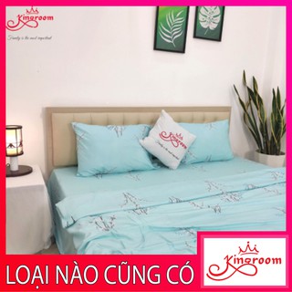 Bộ Chăn ga gối Cotton C828 Kingroom đủ kích thước trải nệm 1m2, 1m4, 1m6, 1m8, 2m chuyên bộ ga gối cực đẹp
