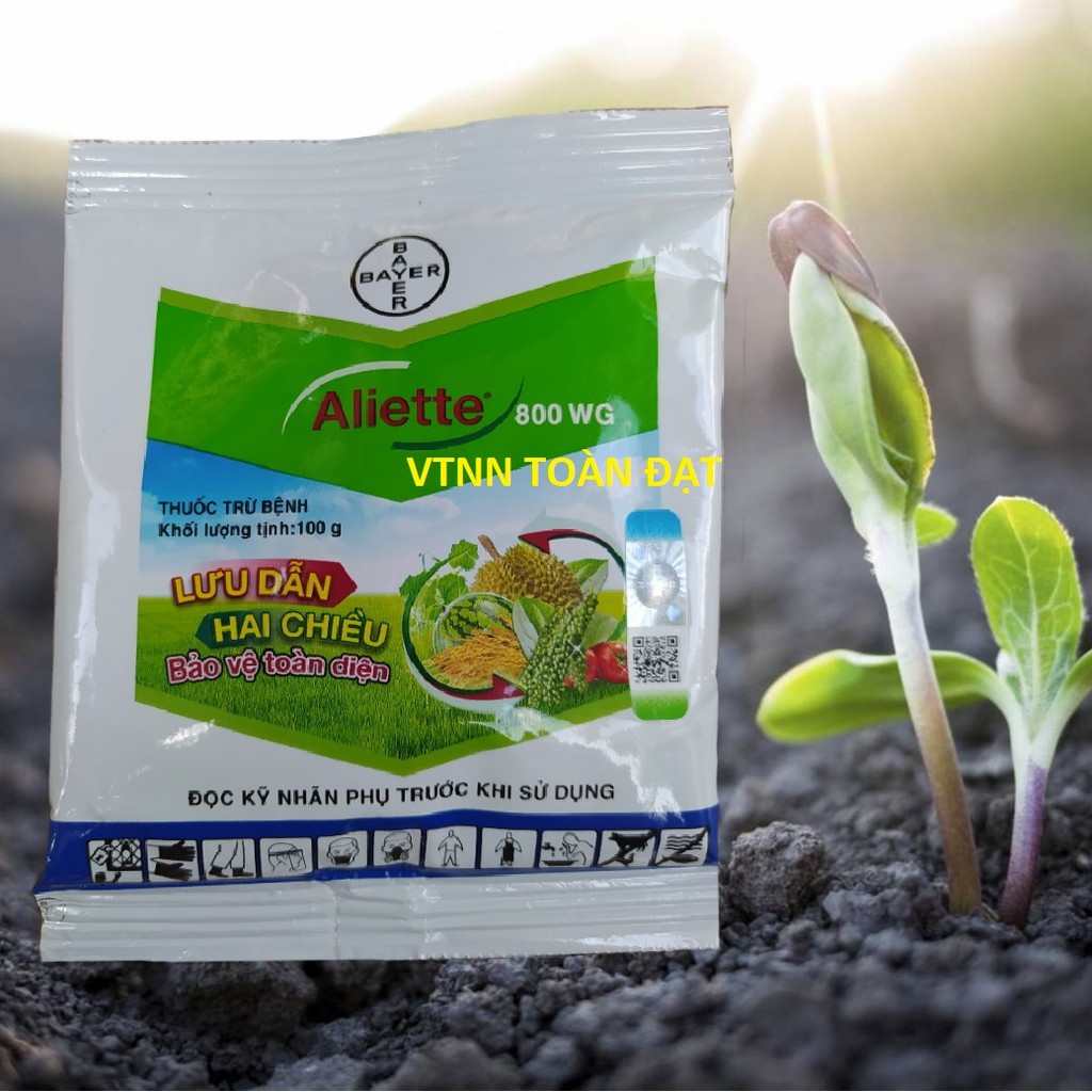 Thuốc Trừ Bệnh Cây Trồng Aliette 800WG (gói 100g)