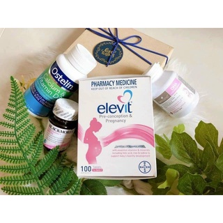 COMBO BẦU ÚC - BỘ TỨ VITAMIN ÚC DÀNH CHO BÀ BẦU (Elevit, Canxi, DHA, Sắt)