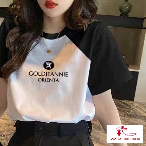 M & X ~  Áo Thun Nữ Ngắn Tay Dáng Rộng Phong Cách Mới