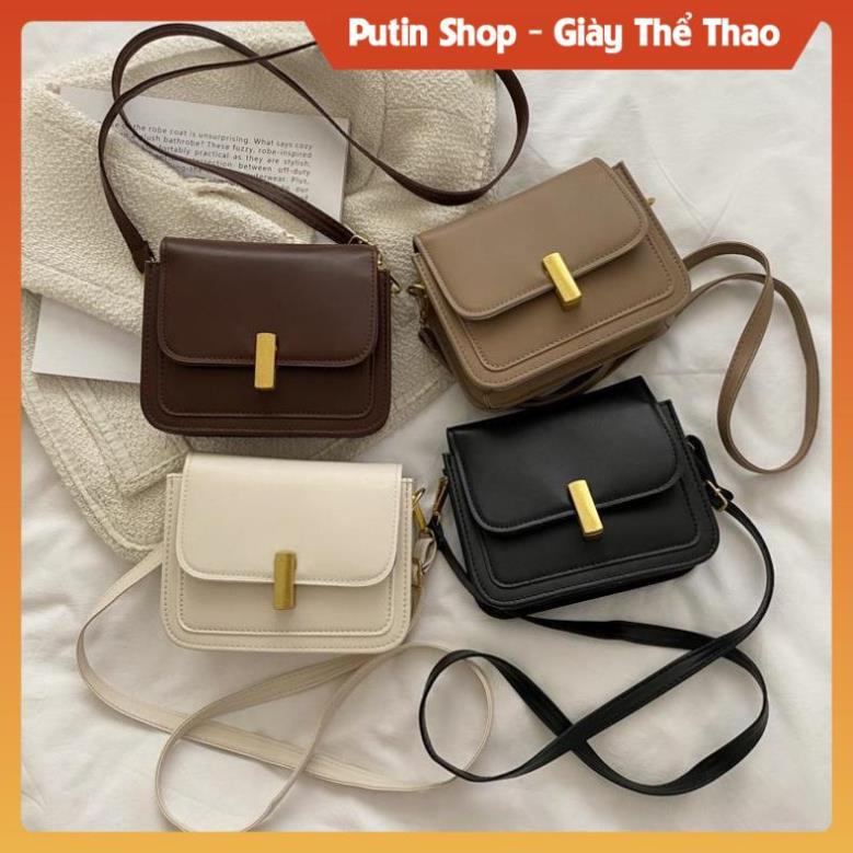 Túi Xách Nữ Thời Trang Đeo Chéo Thời Trang Sinh Viên Đi Làm, Túi Sách khoắc vai Trắng Sữa Đen Nâu XỊn