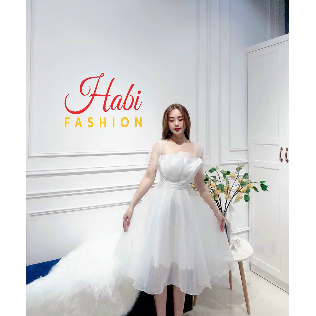 Đầm công chúa trắng dự tiệc xinh xỉu hàng thiết kế cao cấp giá rẻ đi tiệc, cưới, kỷ yếu miễn chê | BigBuy360 - bigbuy360.vn