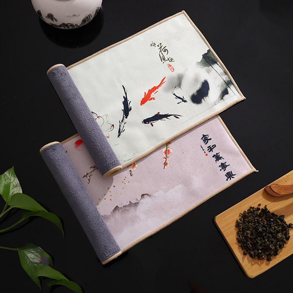 Bộ Khăn Trải Bàn Cao Cấp Dày Dặn Phong Cách Trung Hoa