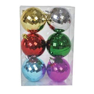 Quả Châu Màu Cầu Vồng 6 Cái Đồ Trang Trí Giáng Sinh Uncle Bills XD0388