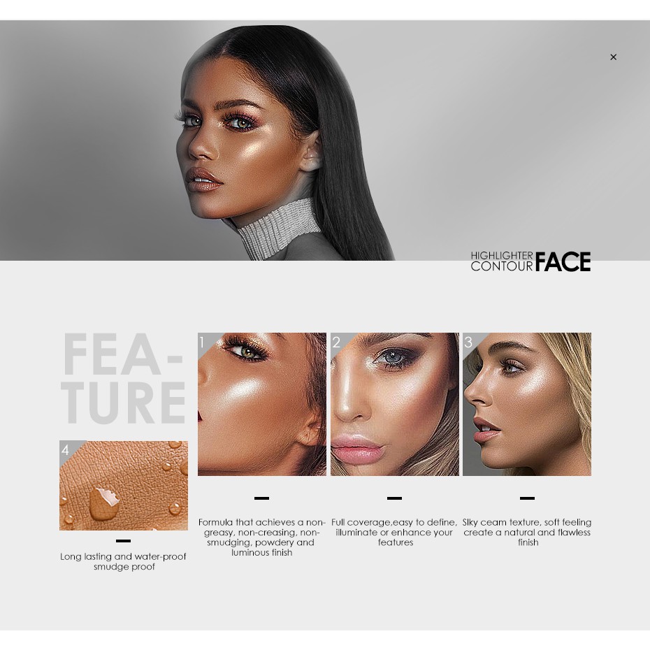 (hàng Mới Về) Thỏi Kem Bắt Sáng / Tạo Khối Focallure Chính Hãng 101 | BigBuy360 - bigbuy360.vn