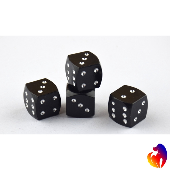 Blackhole Set 4 nút van lốp xe bằng nhôm hình viên súc xắc chống bụi cao cấp tiện lợi dễ sử dụng