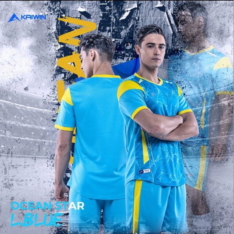 BỘ QUẦN ÁO BÓNG ĐÁ KAIWIN OCEAN STAR - HỖ TRỢ IN ẤN