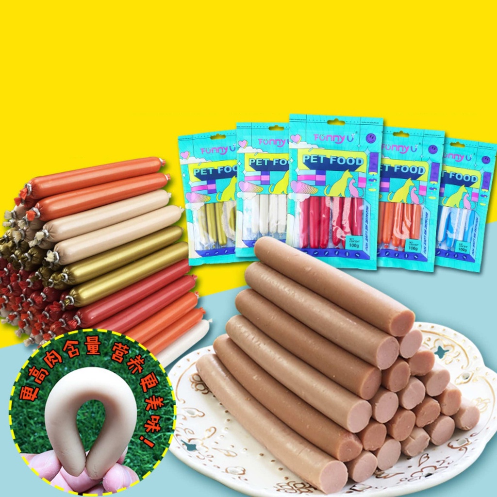 Xúc xích Sumiho 5 vị cho chó mèo