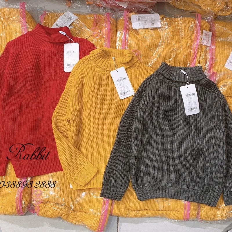 Áo len cổ cao Ddcat- HÀNG SALE KO ĐỔI TRẢ