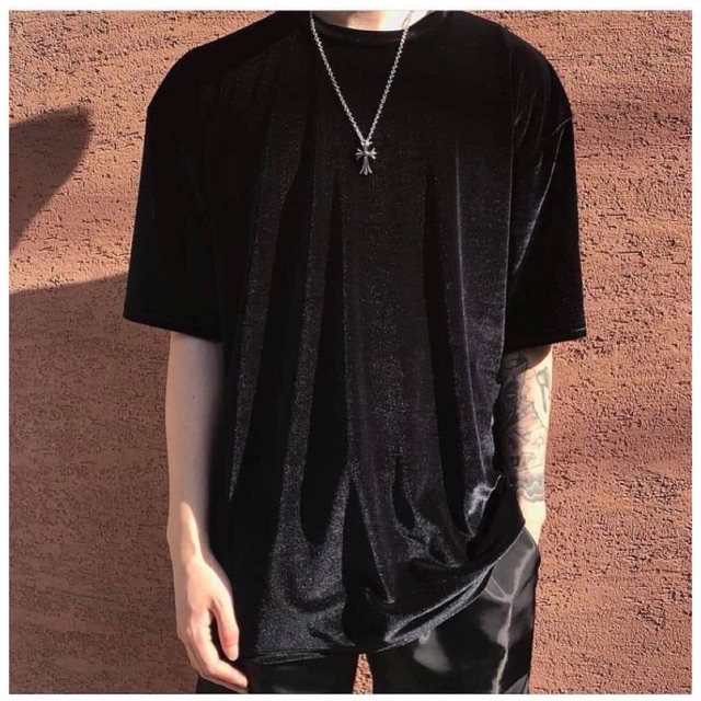 Áo Thun over tee nhung unisex