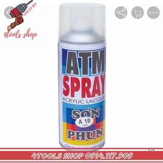 Sơn phun xịt bóng không màu A10