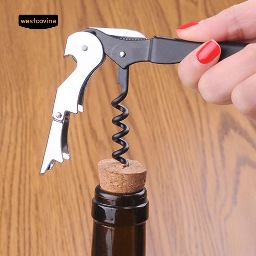 Dụng Cụ Mở Nắp Chai Rượu Đa Năng Bằng Thép Không Gỉ