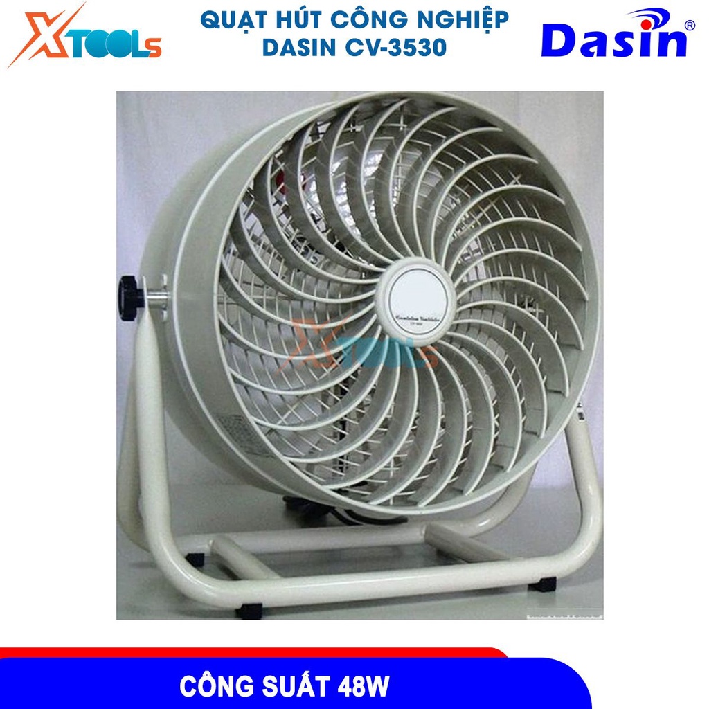 Quạt hút công nghiệp Dasin CV-3530 lưu lượng gió 67 m3/phút công suất 48W thải không khí ẩm mốc [CHÍNH HÃNG][XTOOLS]