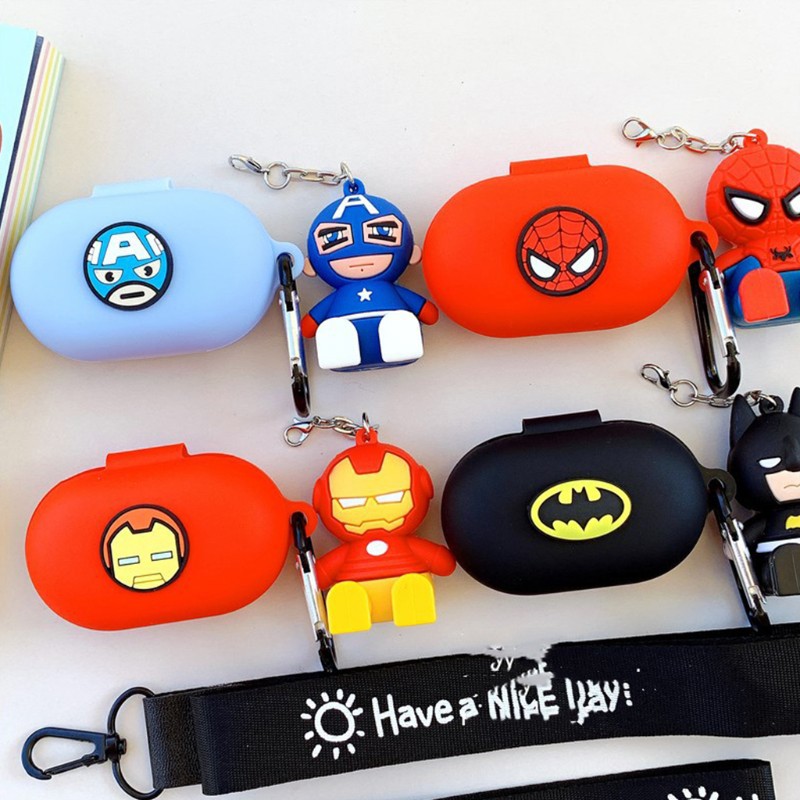 Ốp bảo vệ hộp đựng tai nghe airpods hình hoạt hình xinh xắn cho Oppo Enco W31 Lite