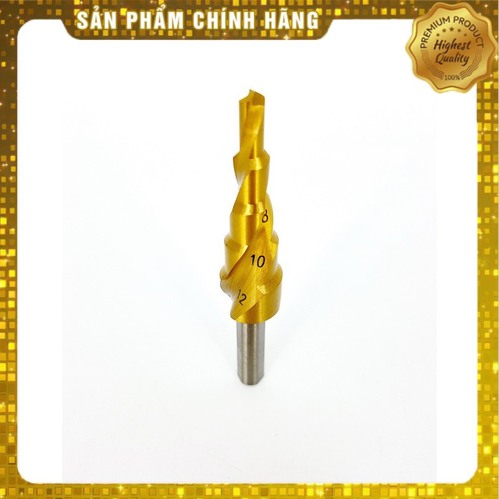 MŨI KHOAN THÁP XOẮN 4-12MM CAO CẤP