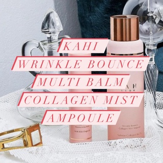 Kahi Wrinkle Bounce Multi Balm (9g) + Collagen Mist Ampoule (100ml) / skincare / skin / Balm / Multi Balm / Mist / Ampoule / Quà tặng miễn phí / bổ sung / (Vận chuyển từ Hàn Quốc)